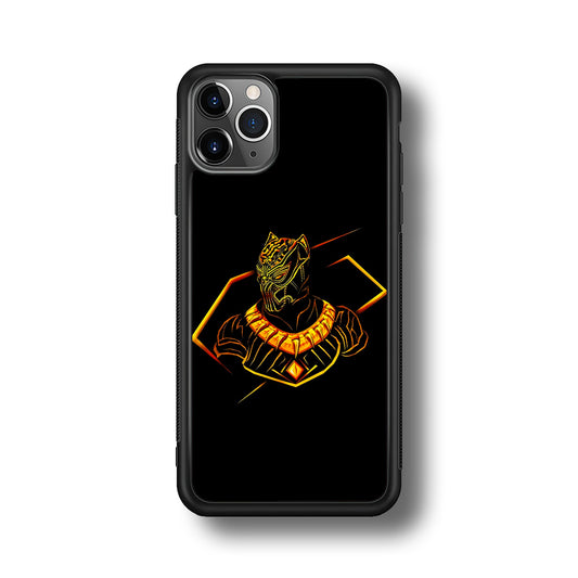 Black Panther Golden Art iPhone 11 Pro Max Case