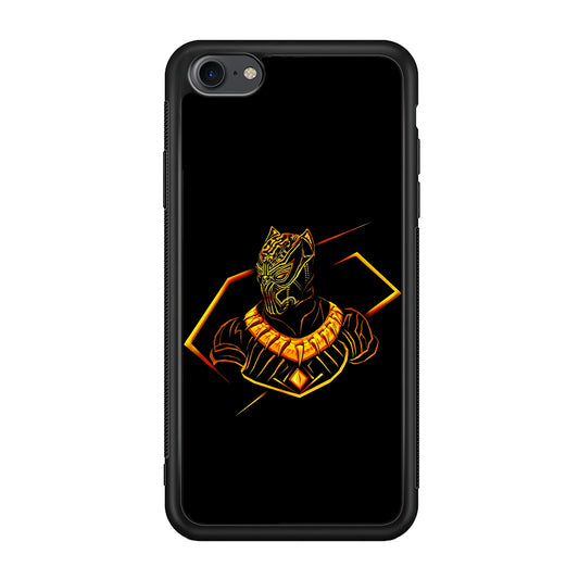 Black Panther Golden Art iPhone 8 Case