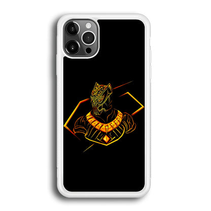 Black Panther Golden Art iPhone 12 Pro Case