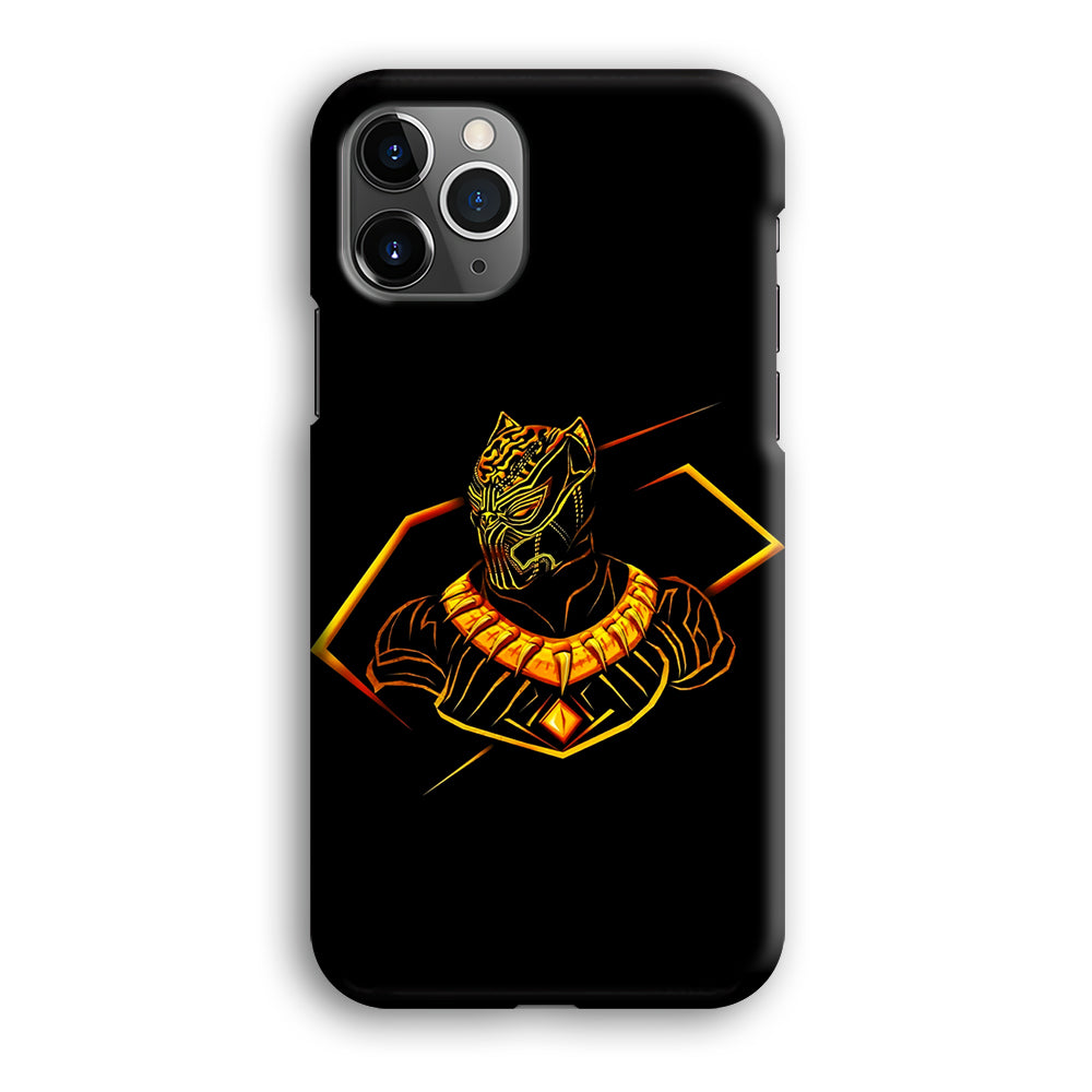 Black Panther Golden Art iPhone 12 Pro Case