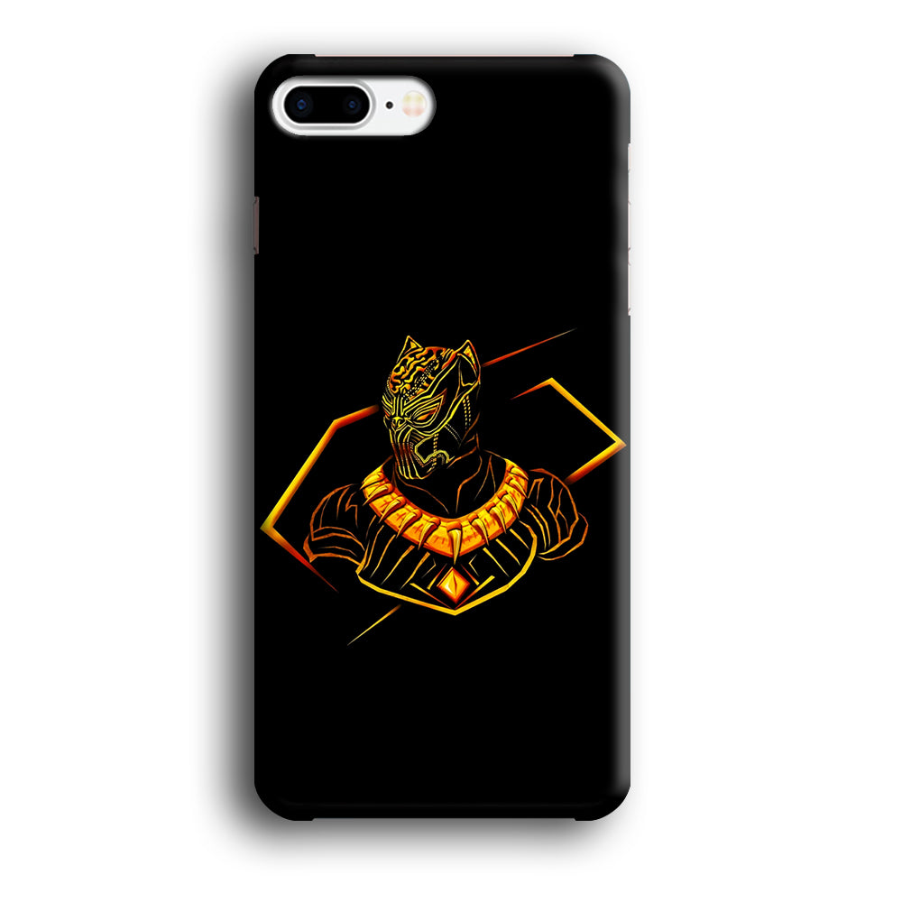 Black Panther Golden Art iPhone 8 Plus Case