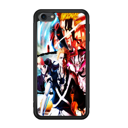 Bleach Ichigo Kurosaki Collage iPod Touch 6 Case-Phone Case-Rubber White (2D Case)-Altracase