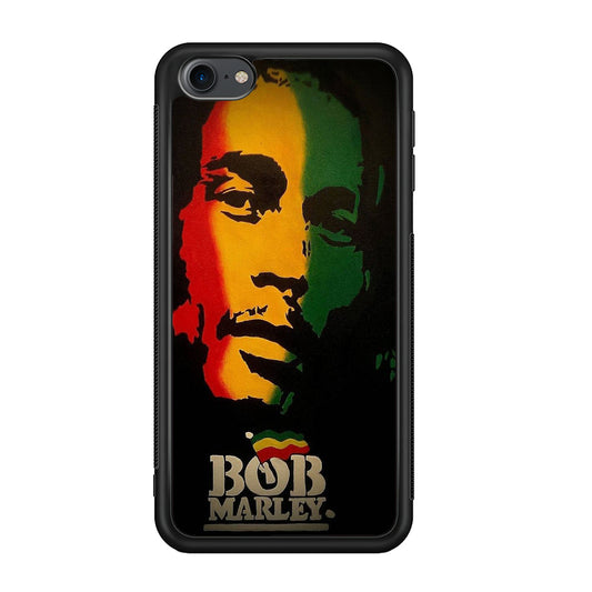 Bob Marley 002 iPod Touch 6 Case-Phone Case-Rubber White (2D Case)-Altracase