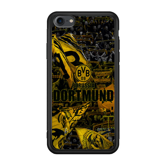Borussia Dortmund Die Borussen iPhone 7 Case-Phone Case-Rubber Black (2D Case)-Altracase