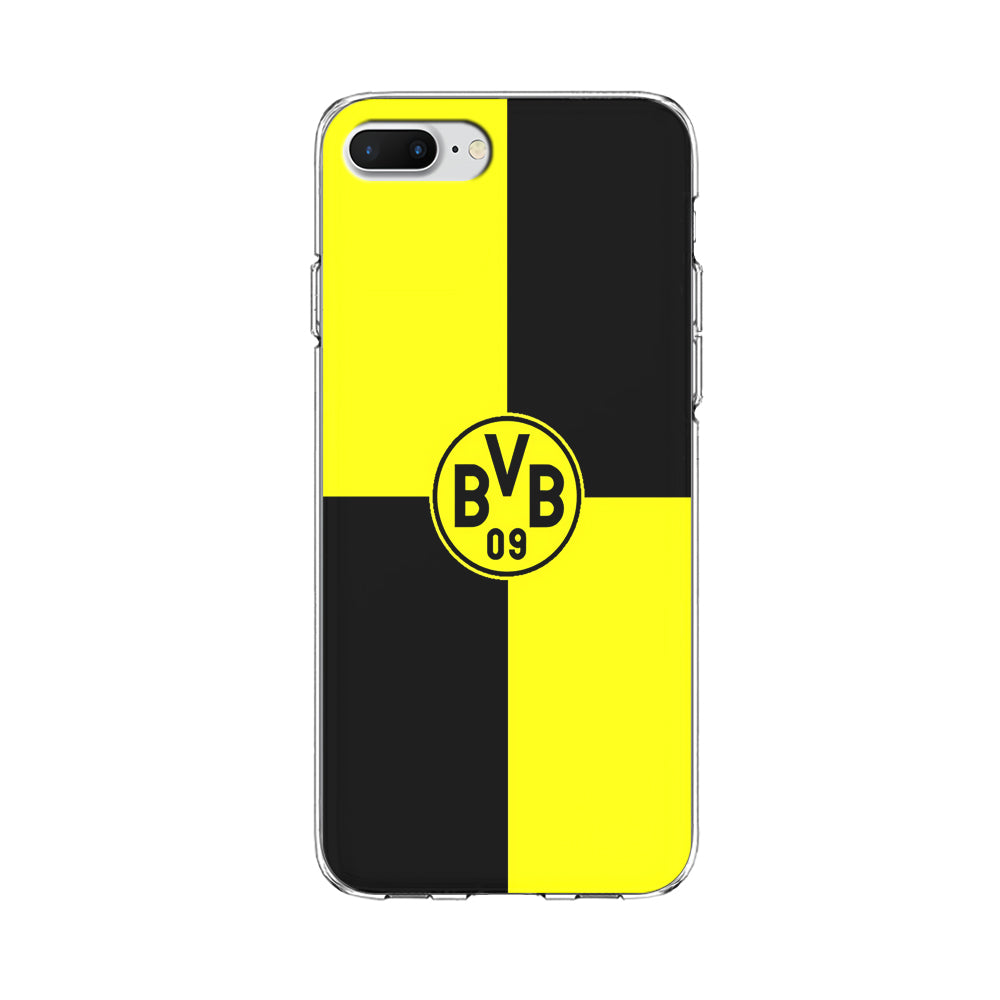 Borussia Dortmund Logo Club iPhone 8 Plus Case-Phone Case-Clear Soft Case-Altracase