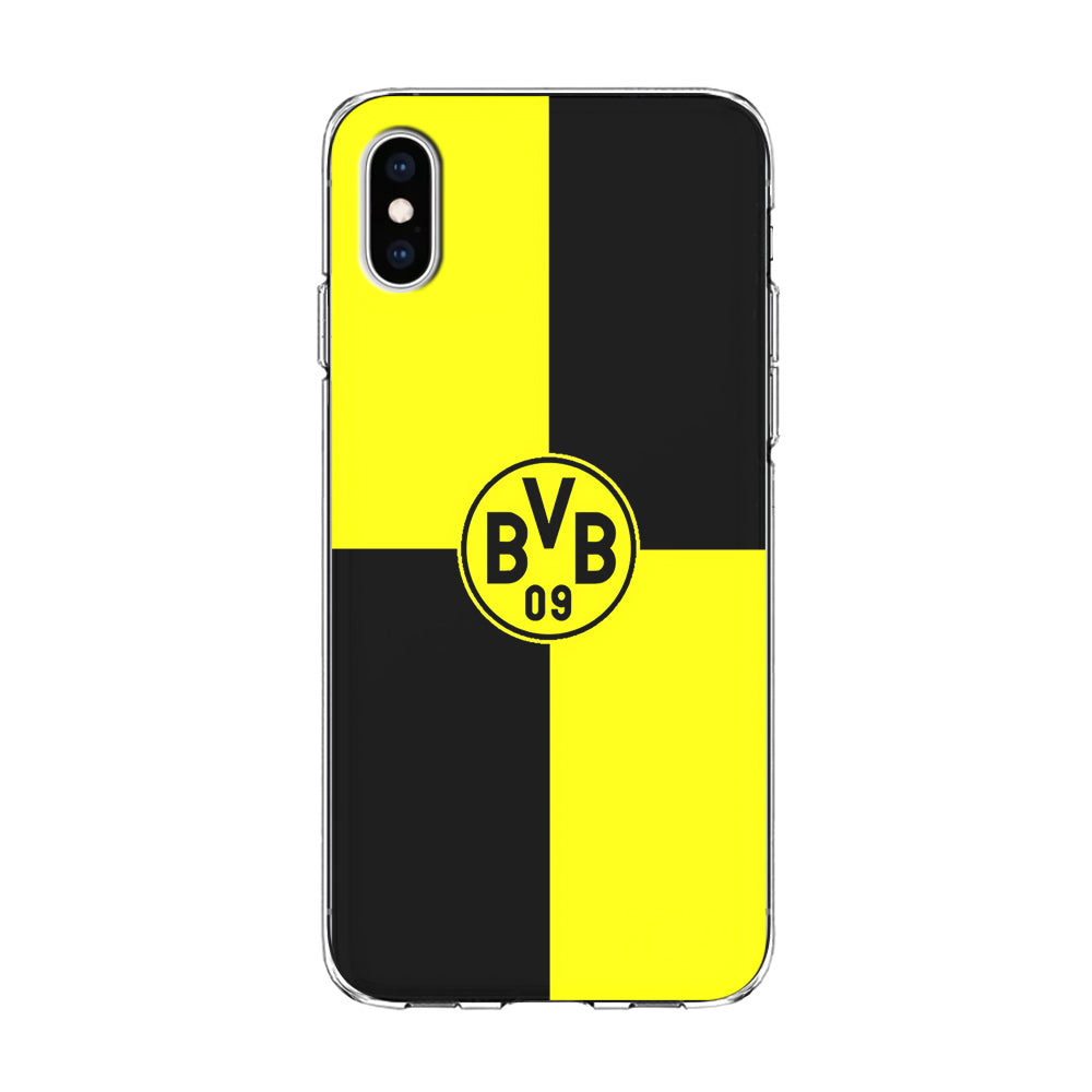 Borussia Dortmund Logo Club iPhone Xs Case-Phone Case-Clear Soft Case-Altracase