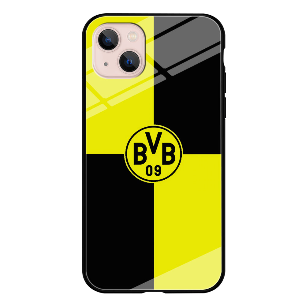 Borussia Dortmund Logo Club iPhone 13 Mini Case-Phone Case-Tempered Glass Case-Altracase