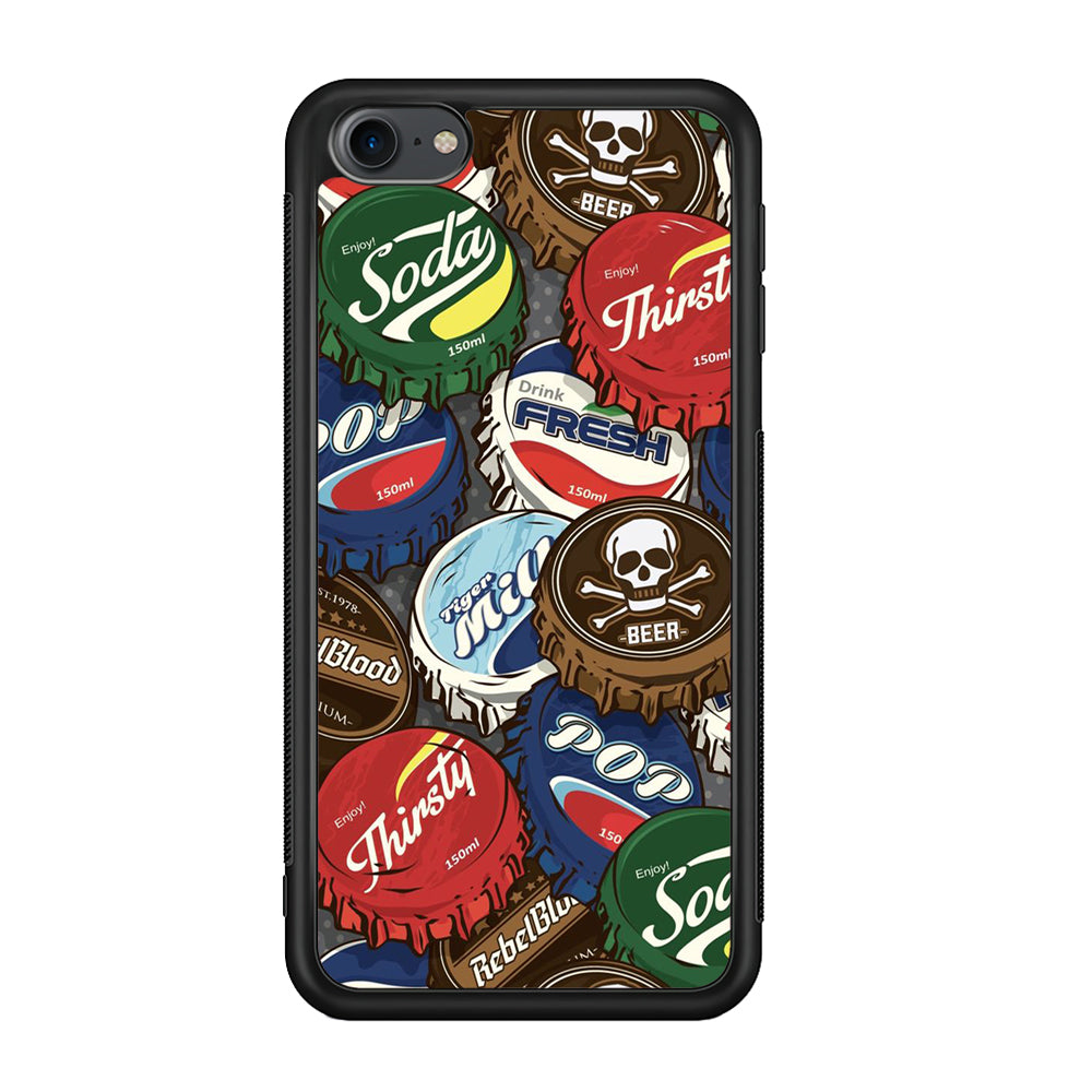 Bottle Cap Doodle iPod Touch 6 Case