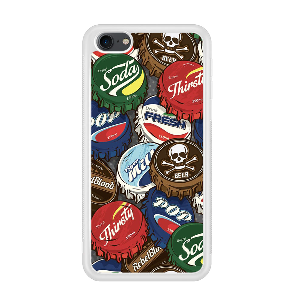 Bottle Cap Doodle iPod Touch 6 Case