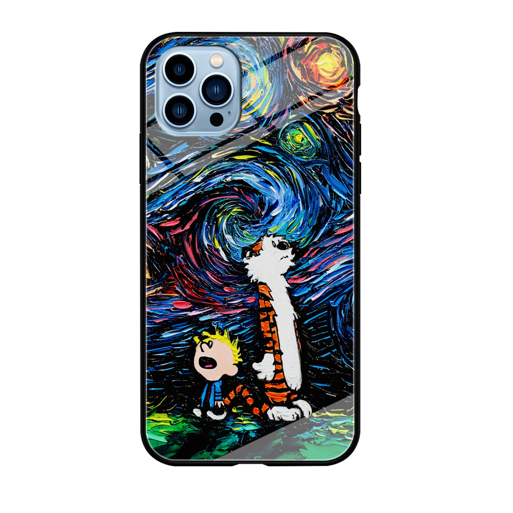 Calvin and Hobbes Starry Night iPhone 12 Pro Case