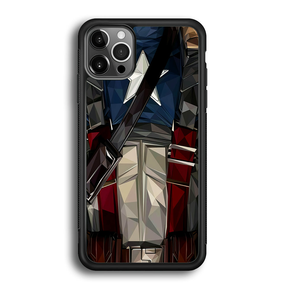 Captain America Costume Suit iPhone 12 Pro Case