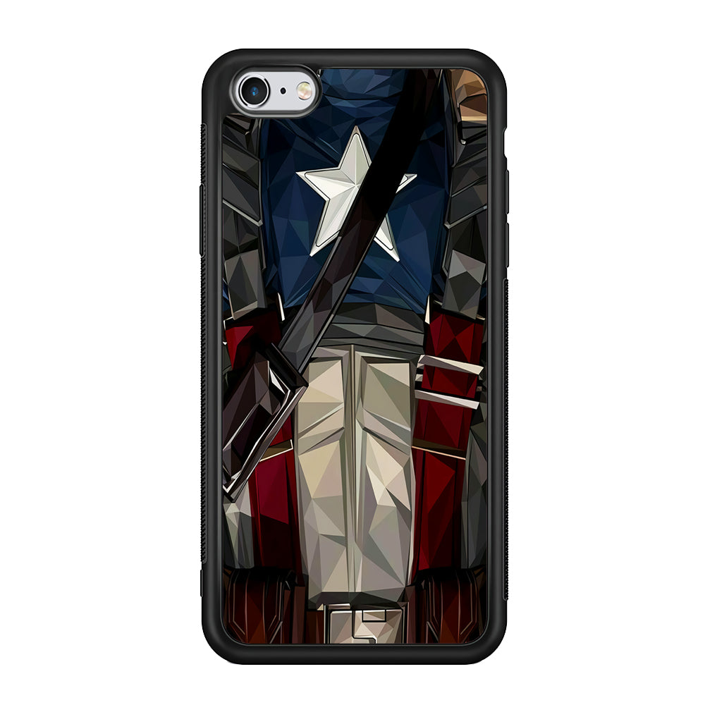 Captain America Costume Suit iPhone 6 | 6s Case