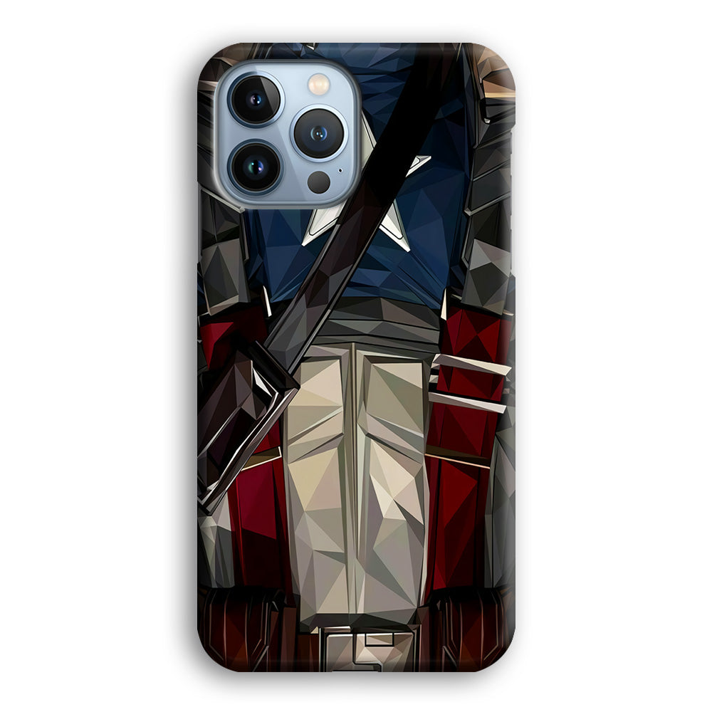 Captain America Costume Suit iPhone 14 Pro Case