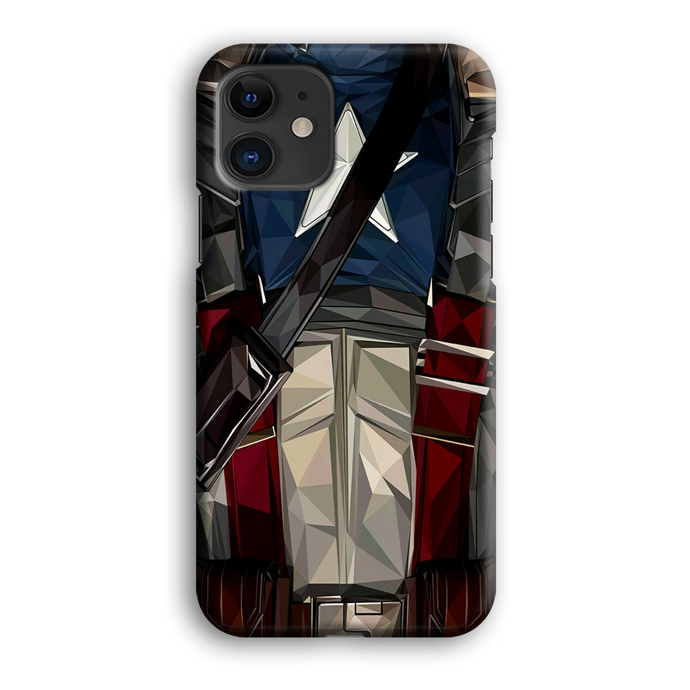 Captain America Costume Suit iPhone 12 Mini Case