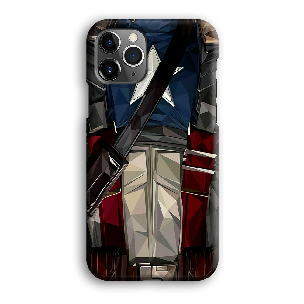 Captain America Costume Suit iPhone 12 Pro Case