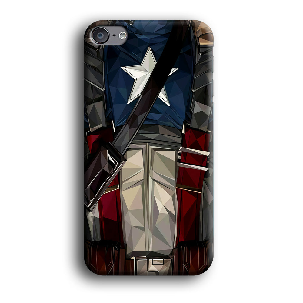 Captain America Costume Suit iPod Touch 6 Case