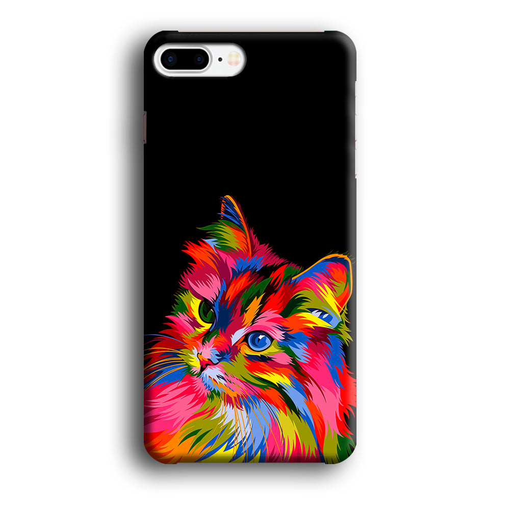 Cat Colorful Art Painting iPhone 8 Plus Case-Phone Case-3D Case-Altracase