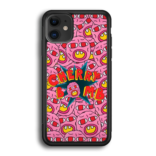 Cherry Bomb Face Sticker iPhone 12 Mini Case