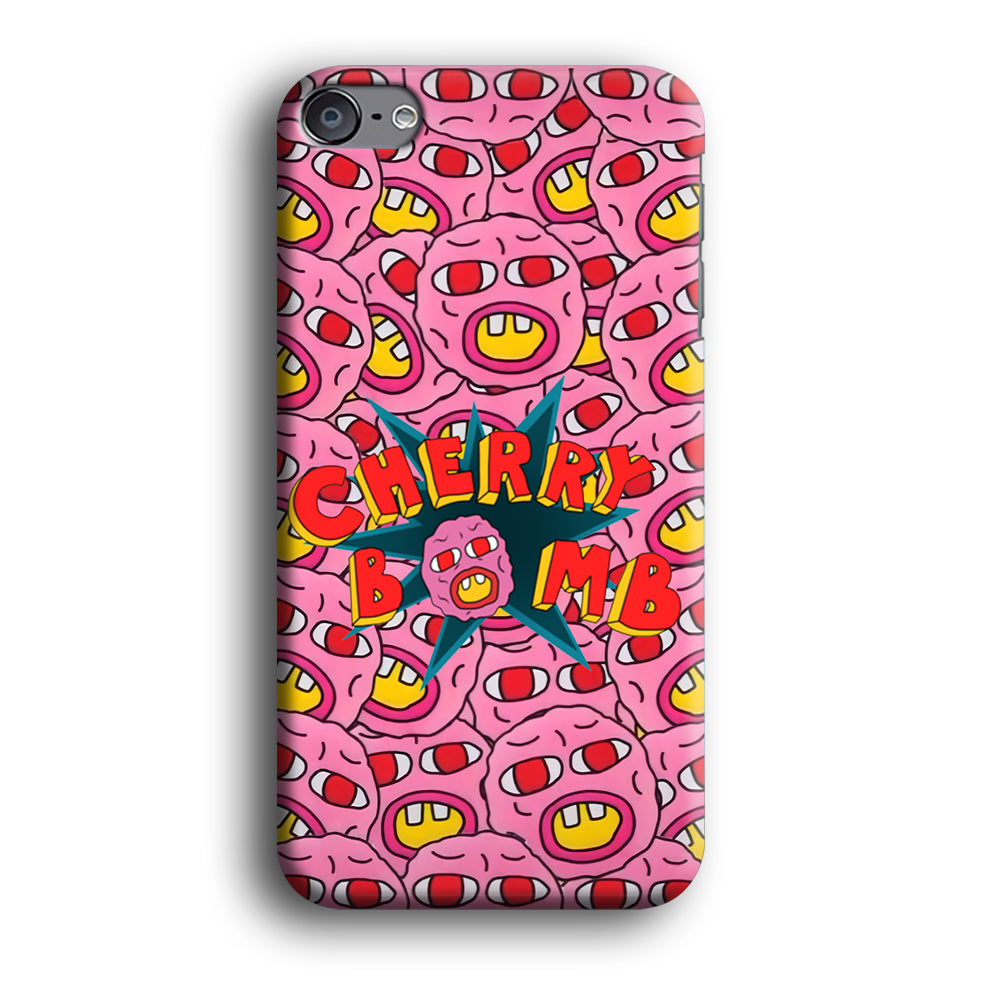 Cherry Bomb Face Sticker iPod Touch 6 Case