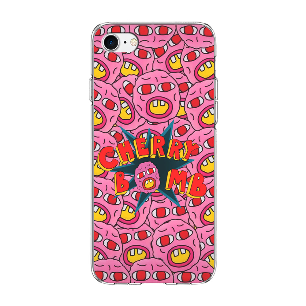 Cherry Bomb Face Sticker iPhone SE 3 2022 Case
