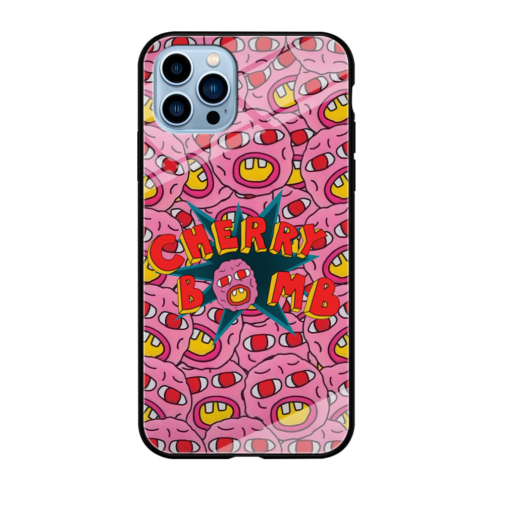 Cherry Bomb Face Sticker iPhone 12 Pro Case