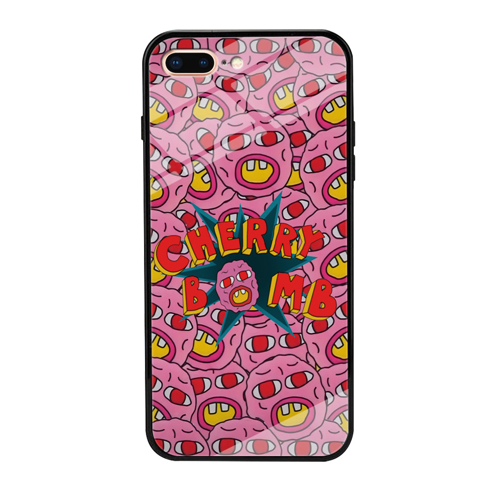 Cherry Bomb Face Sticker iPhone 7 Plus Case