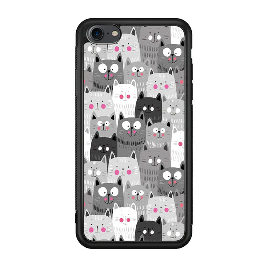 Cute Cat 001 iPhone SE 2020 Case