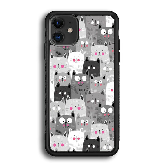 Cute Cat 001 iPhone 12 Case