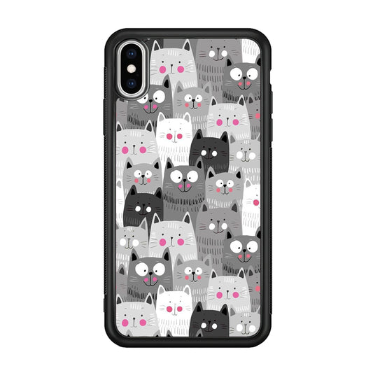 Cute Cat 001 iPhone X Case