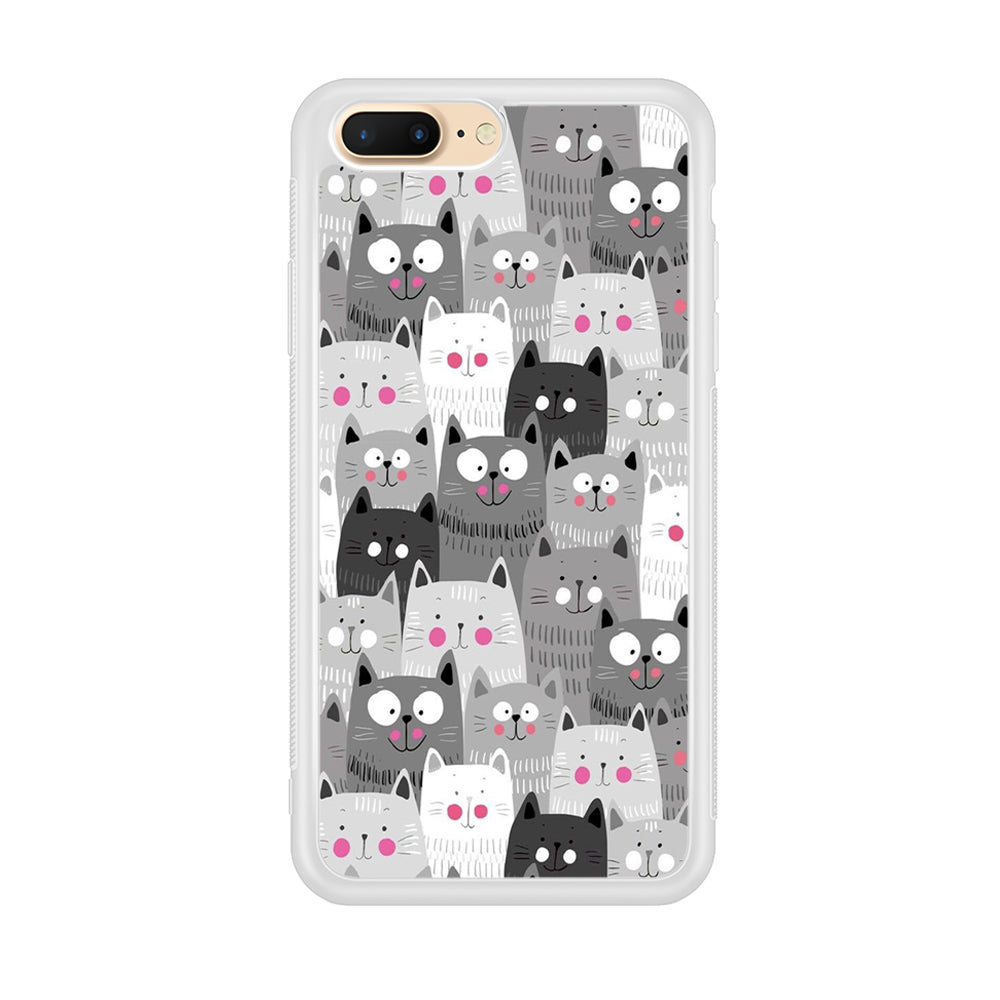 Cute Cat 001 iPhone 8 Plus Case