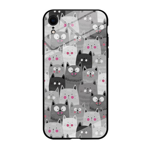 Cute Cat 001 iPhone XR Case