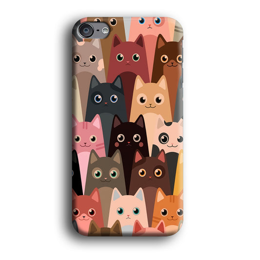 Cute Cat Doodle iPod Touch 6 Case