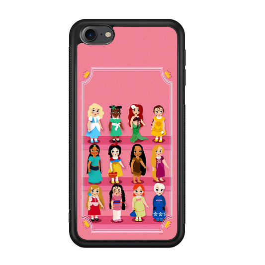 Cute Disney Princess iPod Touch 6 Case-Phone Case-Rubber White (2D Case)-Altracase