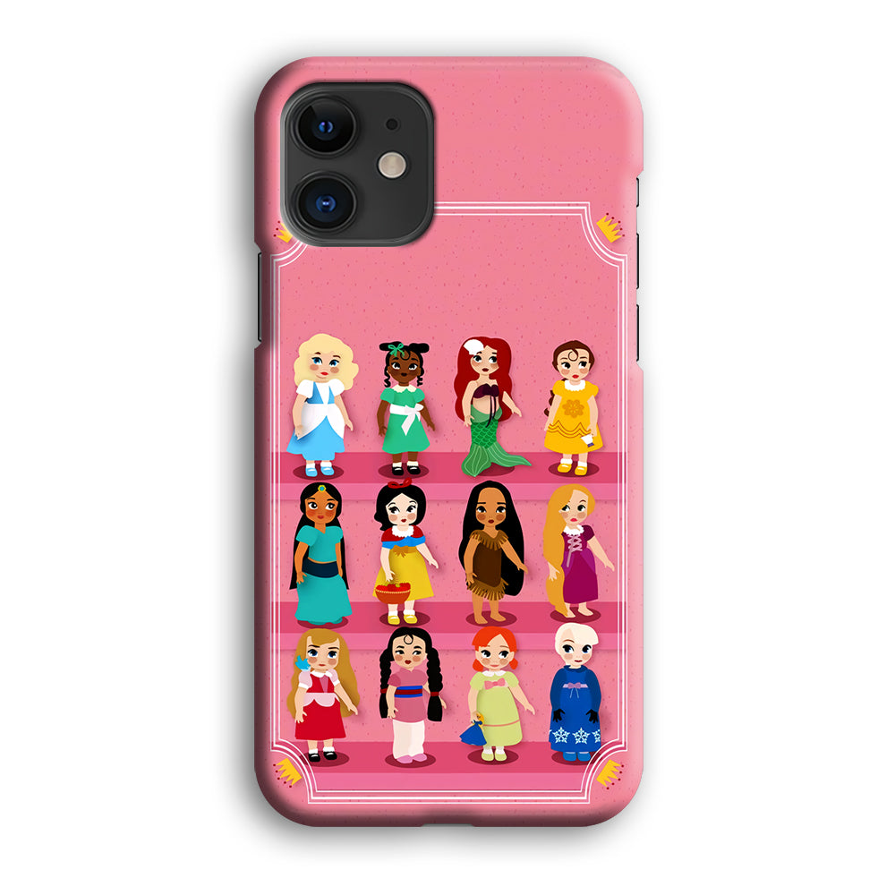 Cute Disney Princess iPhone 12 Mini Case