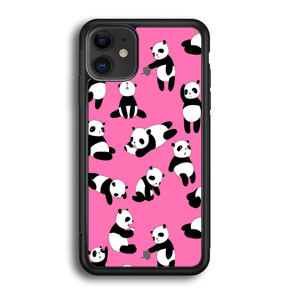 Cute Panda iPhone 12 Case