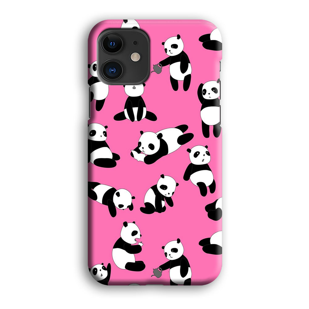 Cute Panda iPhone 12 Case