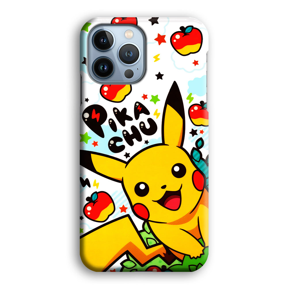 Cute Pikachu and Apple iPhone 13 Pro Case