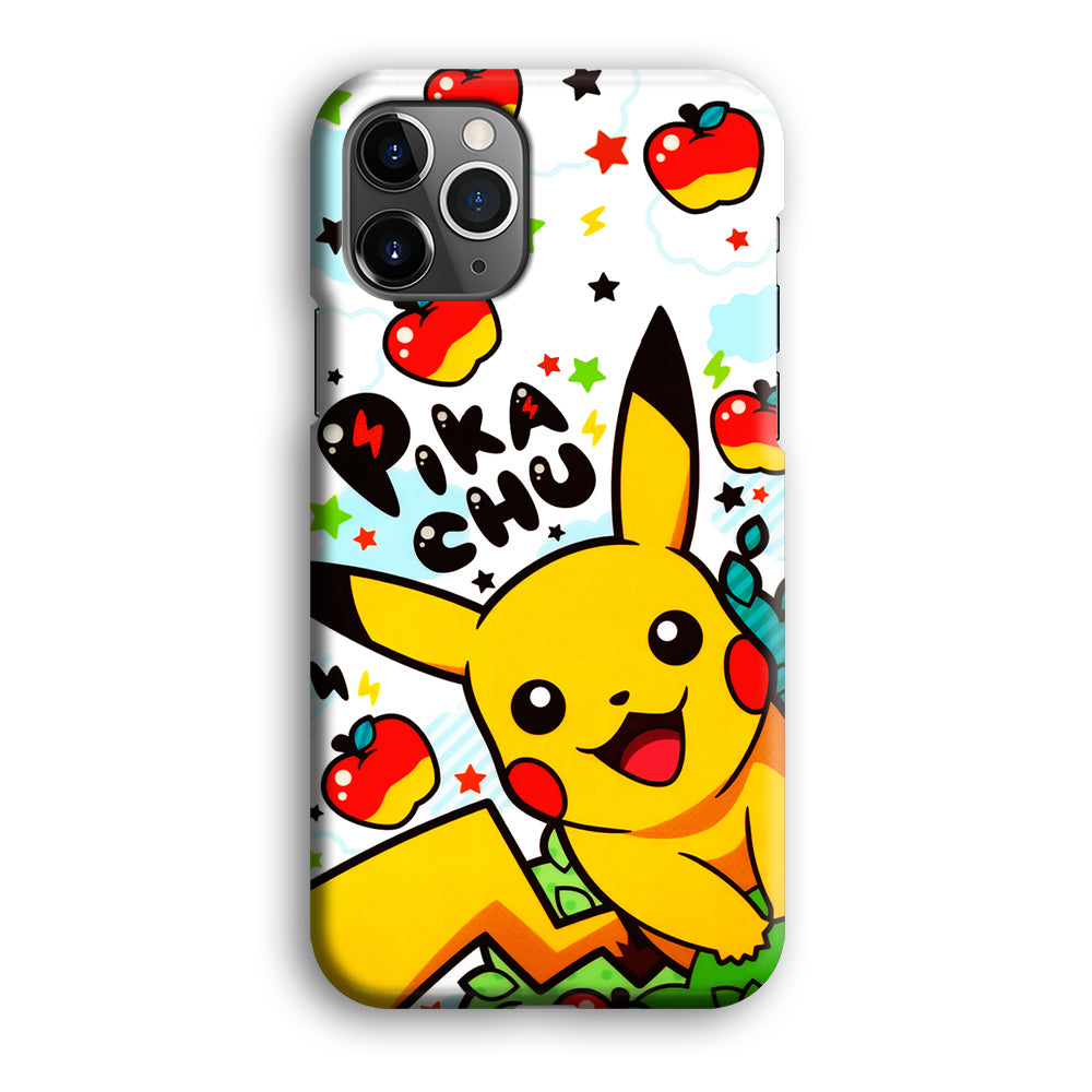 Cute Pikachu and Apple iPhone 12 Pro Case