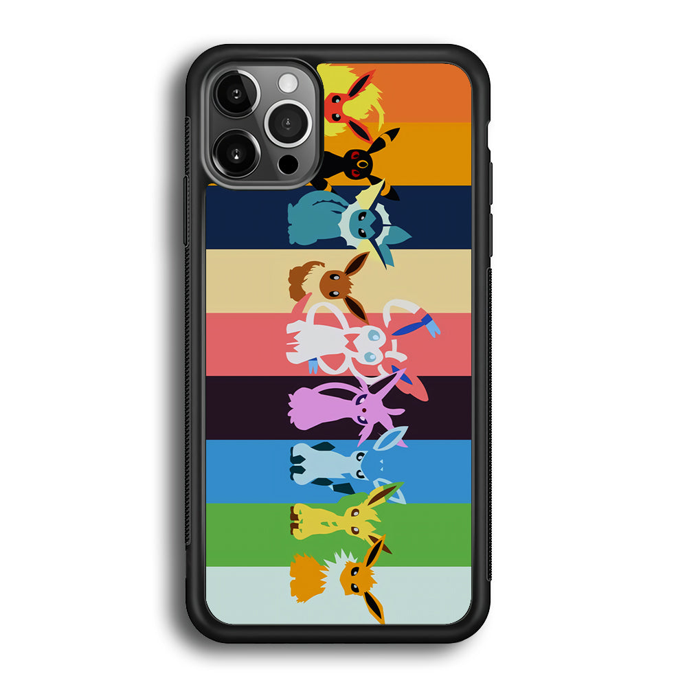 Cute Pokemon Evolutions iPhone 12 Pro Case