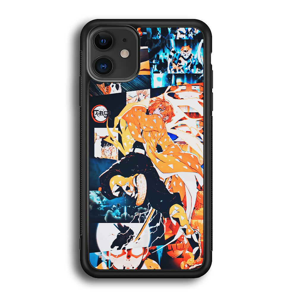 Demon Slayer Zenitsu Aesthetic iPhone 12 Case