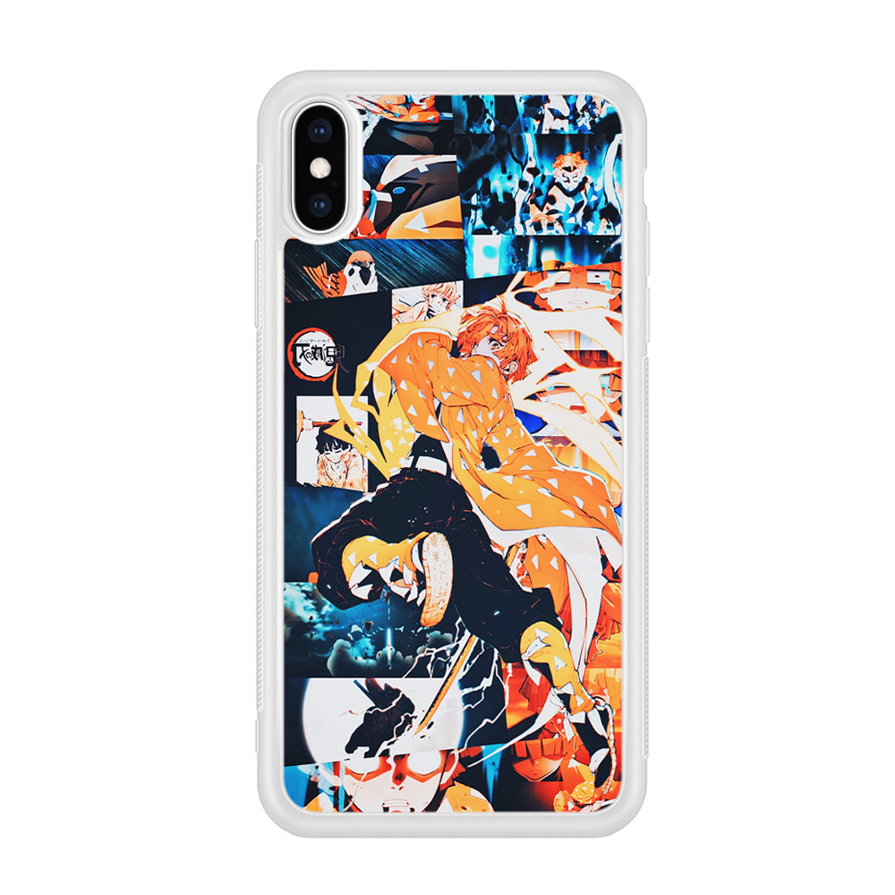 Demon Slayer Zenitsu Aesthetic iPhone Xs Case