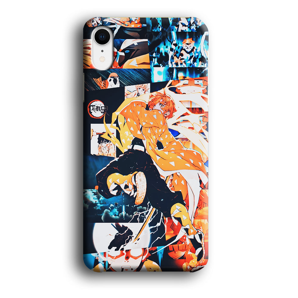 Demon Slayer Zenitsu Aesthetic iPhone XR Case-Phone Case-3D Case-Altracase