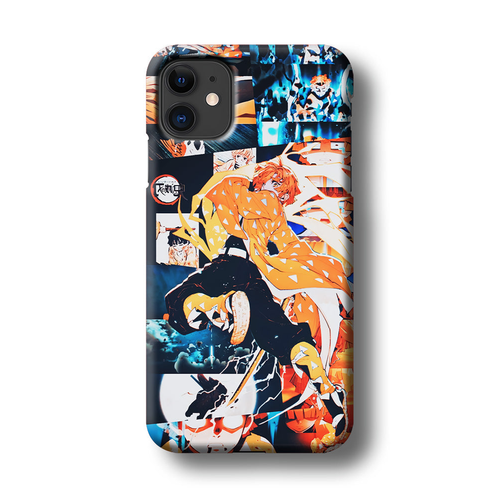 Demon Slayer Zenitsu Aesthetic iPhone 11 Case