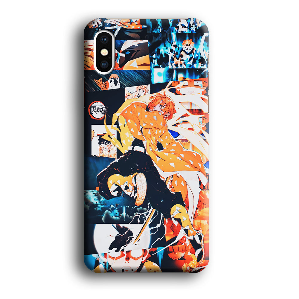 Demon Slayer Zenitsu Aesthetic iPhone Xs Case