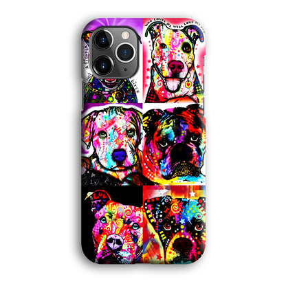 Dog Colorful Art Collage iPhone 12 Pro Case-Phone Case-3D Case-Altracase