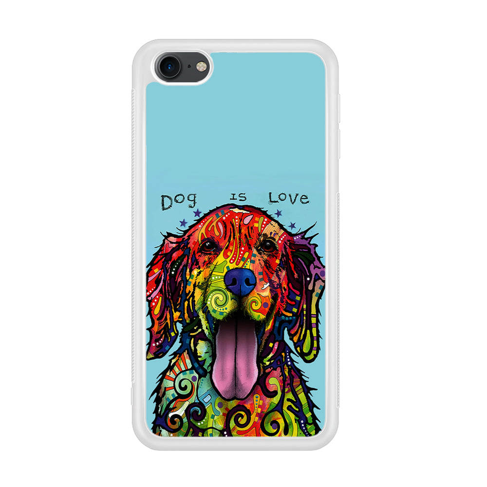 Dog is Love Painting Art iPod Touch 6 Case