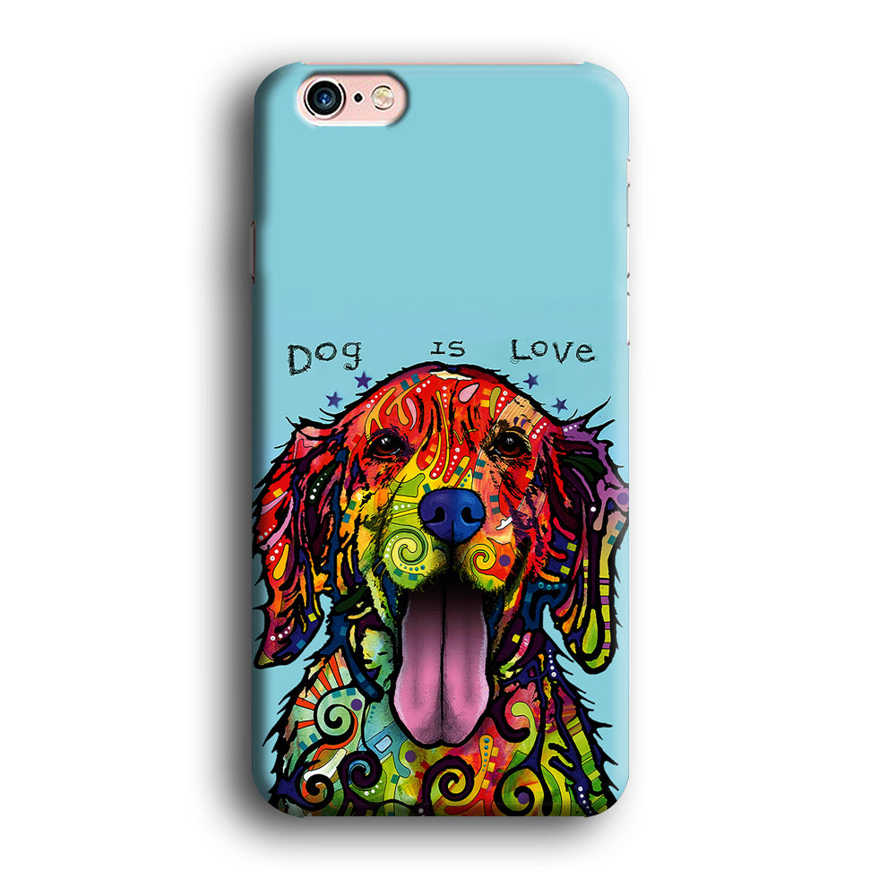 Dog is Love Painting Art iPhone 6 | 6s Case