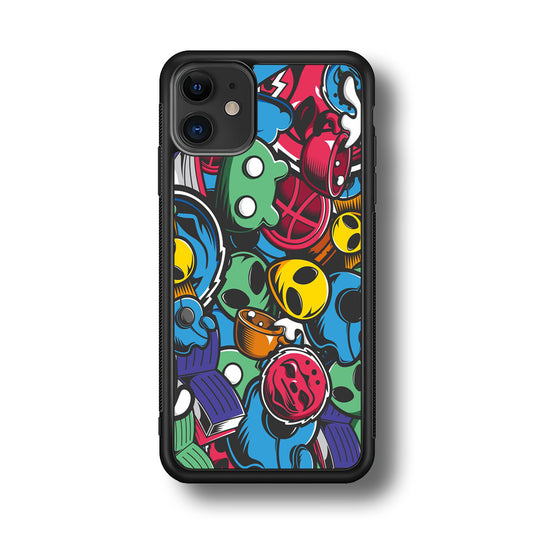 Doodle 001 iPhone 11 Case