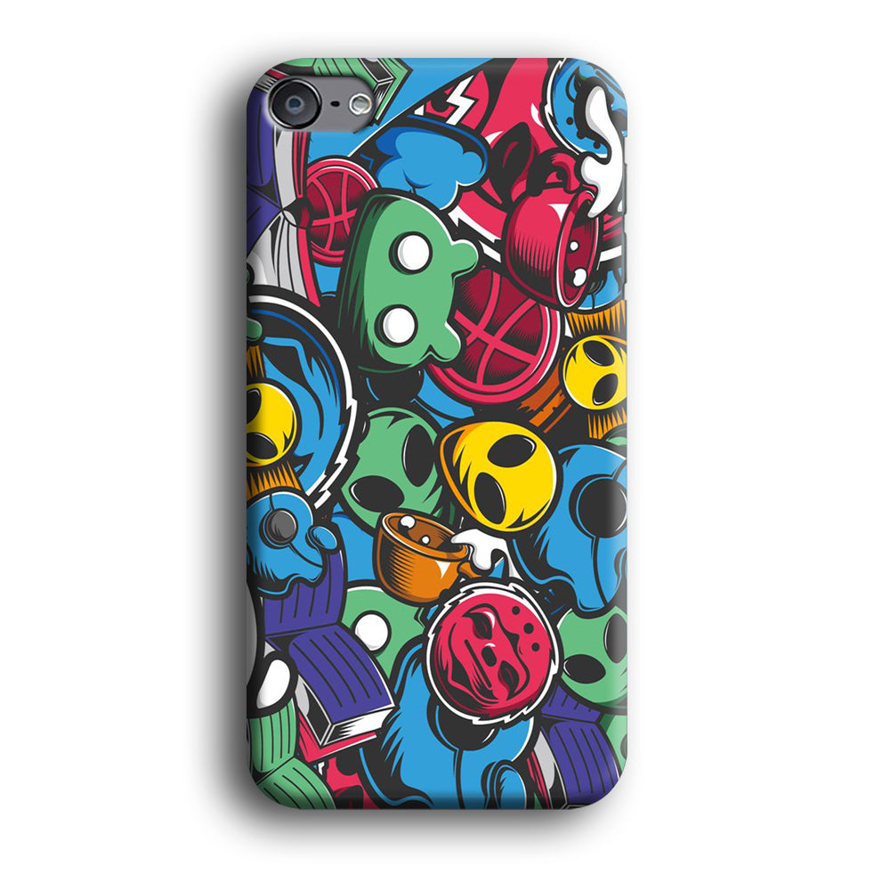 Doodle 001 iPod Touch 6 Case