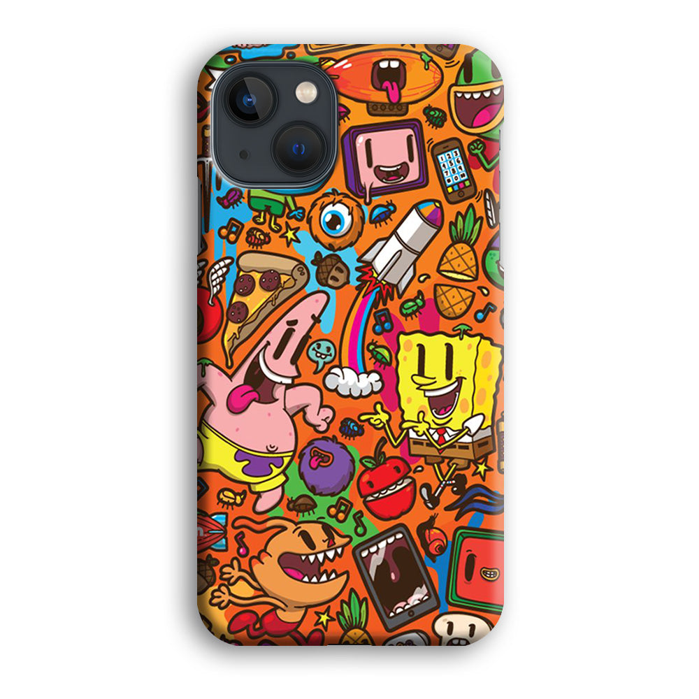 Doodle Art 005 iPhone 13 Mini Case